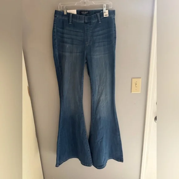 Judy Blue Jeans Women’s SZ 11/30 Pull On High Waist Flare Medium Wash Stretch - Picture 1 of 12
